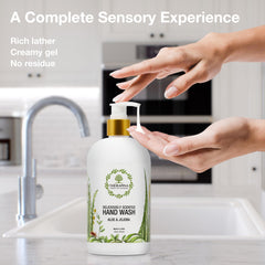 THERAPINA bathroom-counter scene highlights elegant packaging for decor