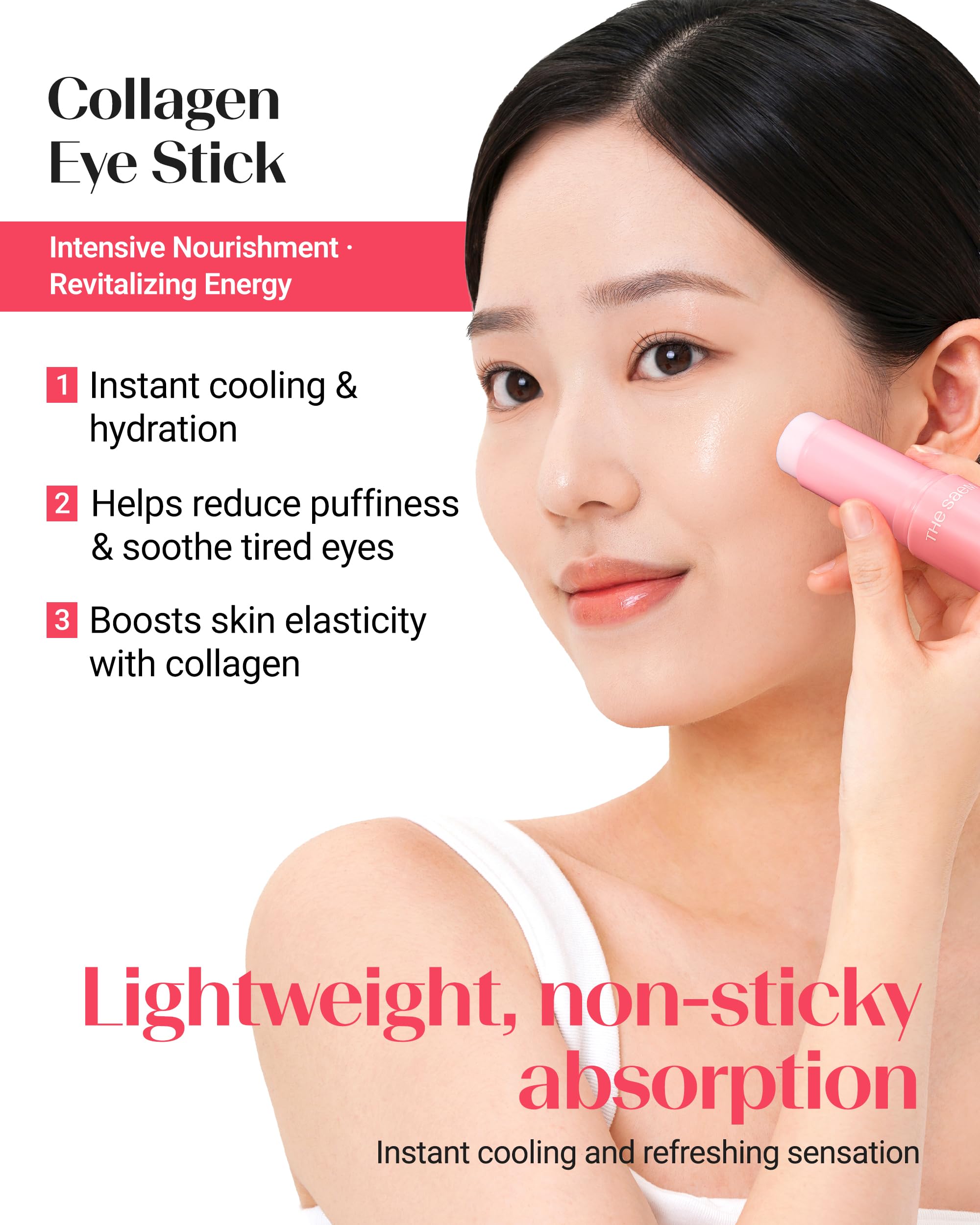 THESAEM Lightweight cooling texture ideal for quick under-eye refresh