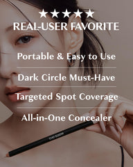THESAEM Concealer Pencil blends seamlessly with fingertips for a natural finish.
