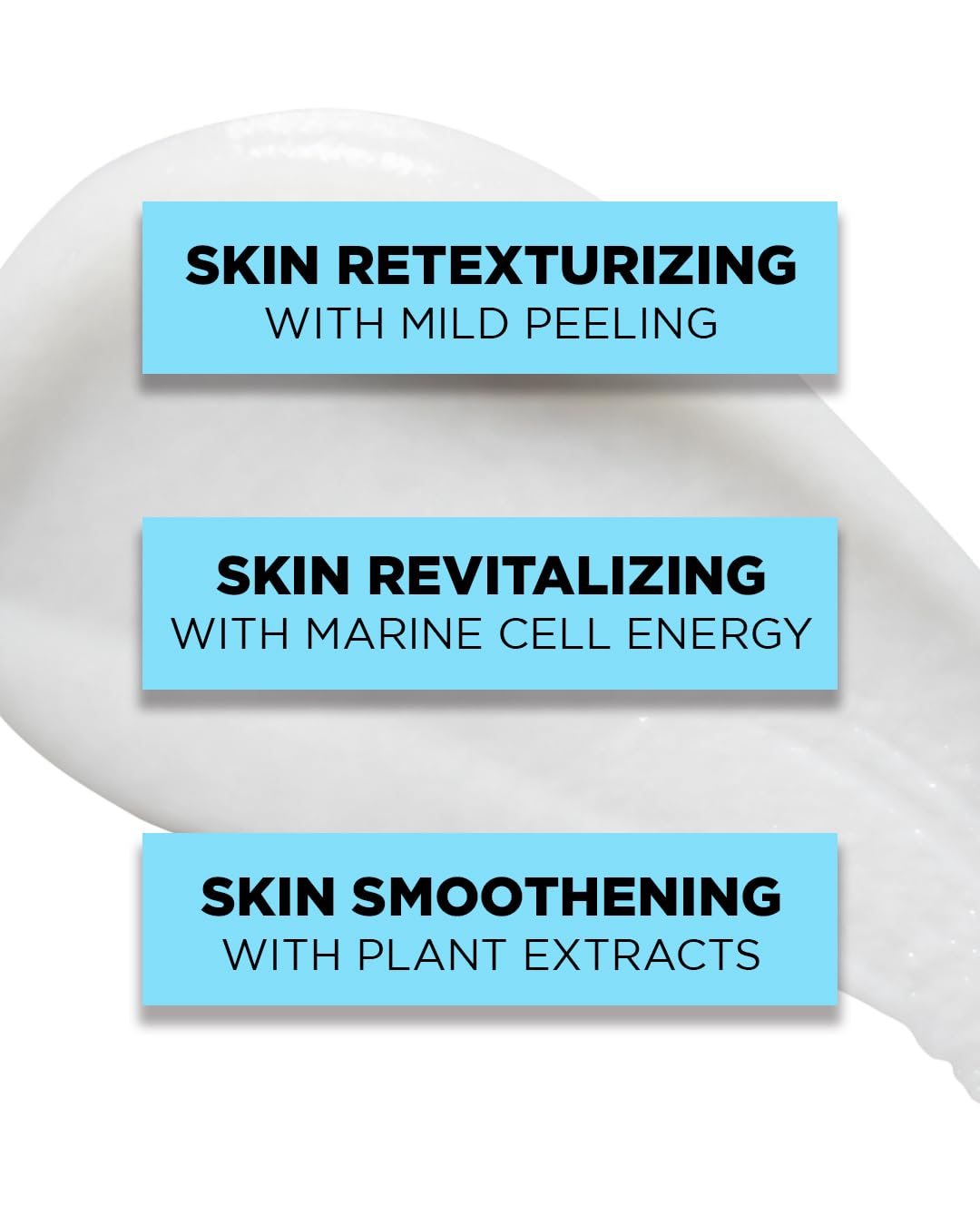 THESAEM enzyme exfoliating gel texture highlighting smooth micro-peel for brighter skin.