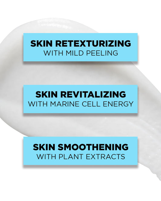 THESAEM enzyme exfoliating gel texture highlighting smooth micro-peel for brighter skin.