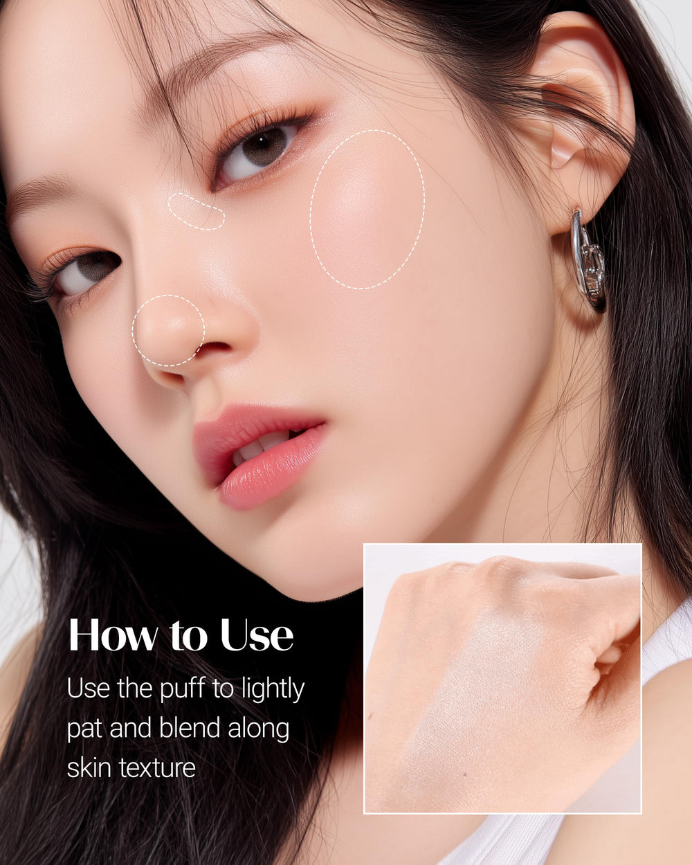 THESAEM Perfect Glam Glow Pact ceramide helps protect and maintain barrier.