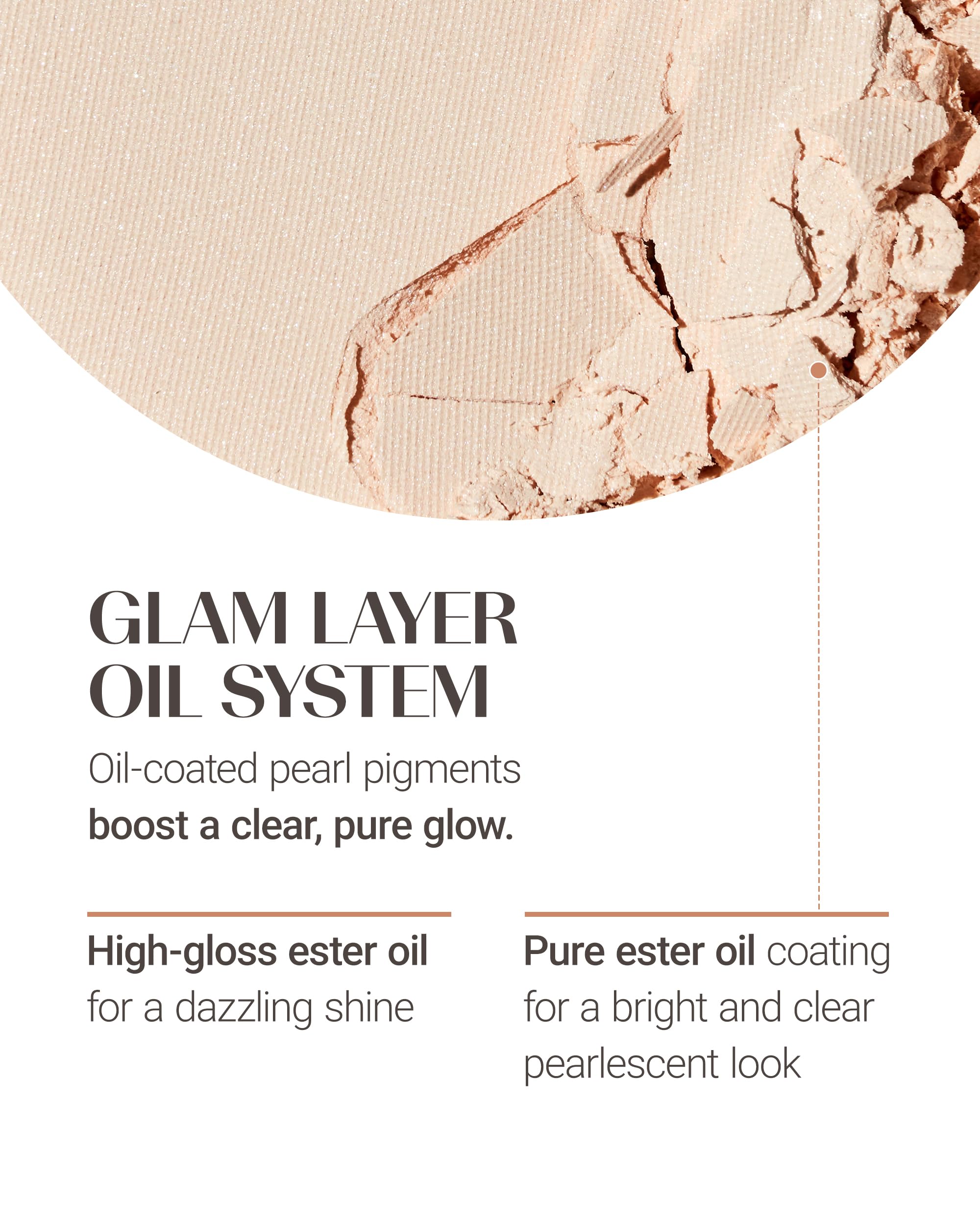 THESAEM Perfect Glam Glow Pact silk-blend texture smooths wear.