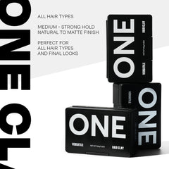 THESALONGUY ONE Hair Clay natural matte texture without stiffness.