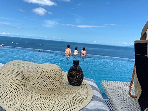 The Sicilian 200X Dark Black Bronzer rich ingredients nourish skin.