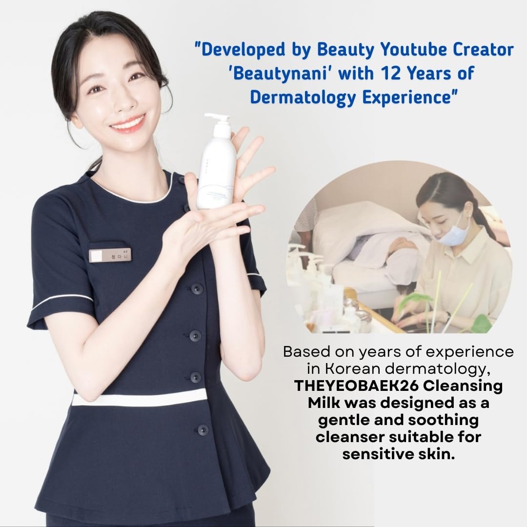 Theyeobaek26 makeup removal action, daily cleansing with soothing effect.