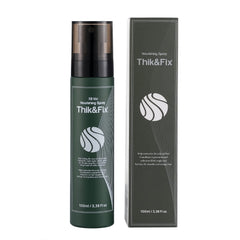 Thik&Fix hair growth spray bottle front view for fuller hair