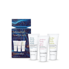 THISWORKS Blissful Trio Deep Sleep Body Whip bottle for calming, overnight hydration.