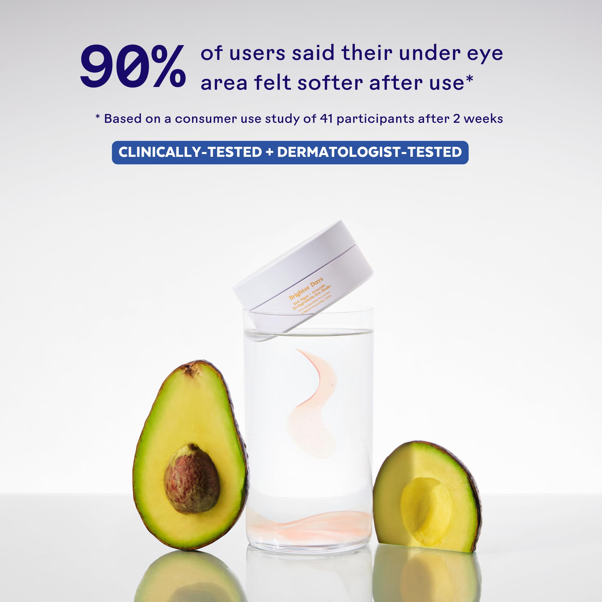 Three Ships Brighter Days with red algae formula deeply hydrates the under-eye area
