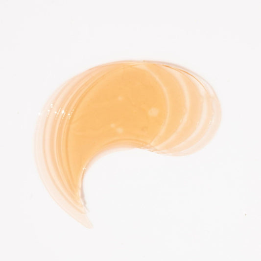 Three Ships Brighter Days eye mask placed under the eye to reduce puffiness