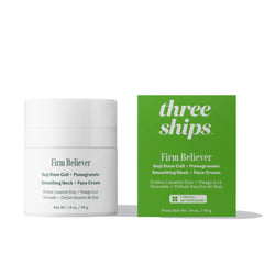 Three Ships Firm Believer Goji Stem Cell jar closeup highlighting rich hydration