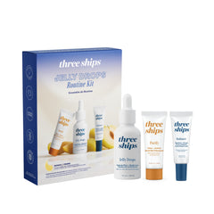 Three Ships Jelly Drops Serum bottle for deep hydration and glow