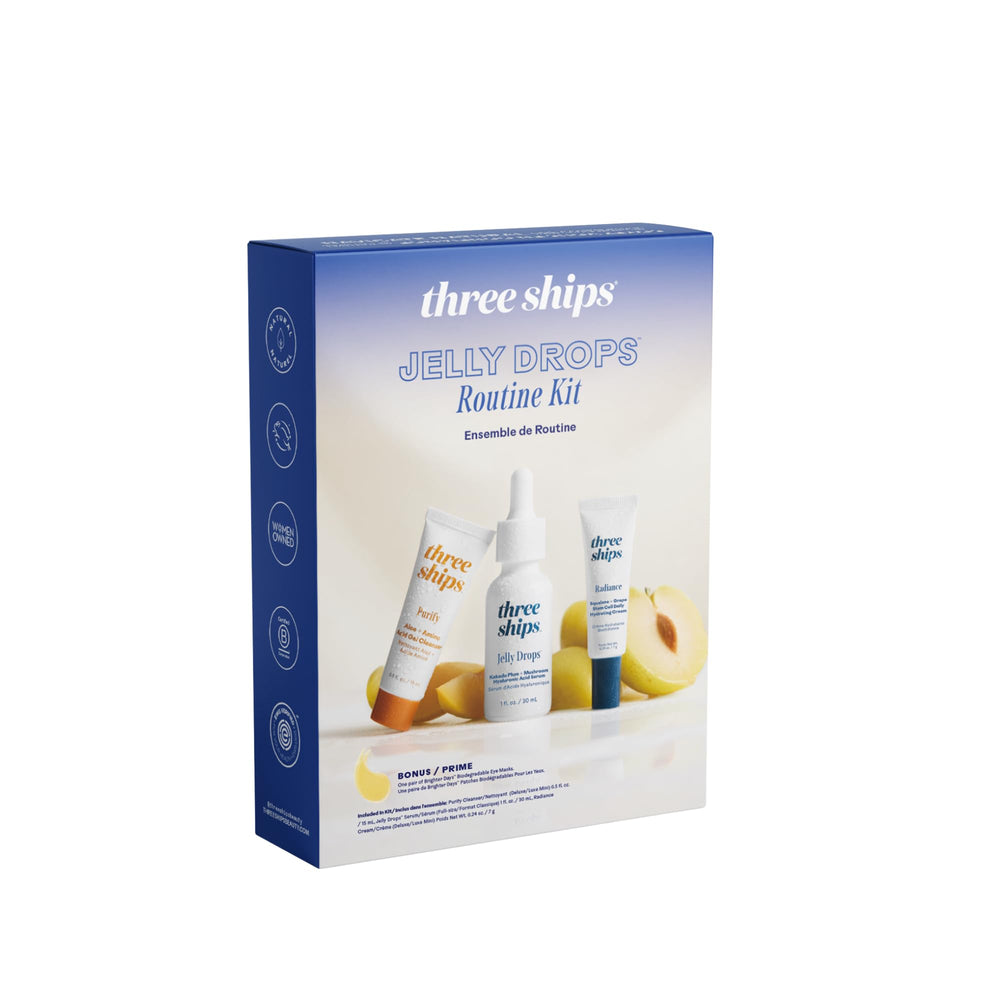 Three Ships Purify Gel Cleanser tube cleans gently while preserving moisture