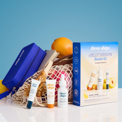 Three Ships Radiance Hydrating Cream jar locks in moisture for a healthy look