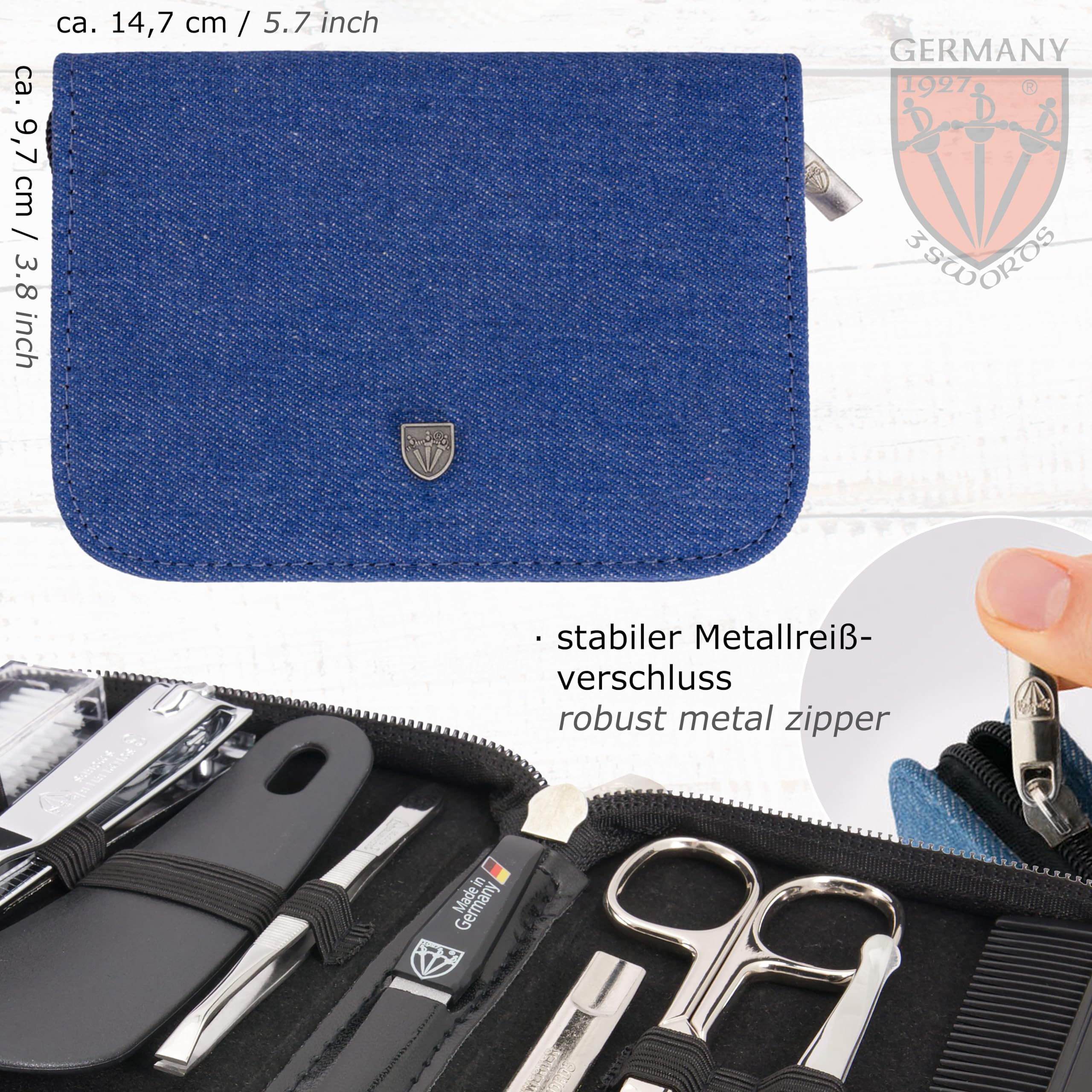 Three Swords Germany sapphire file for smooth nails.