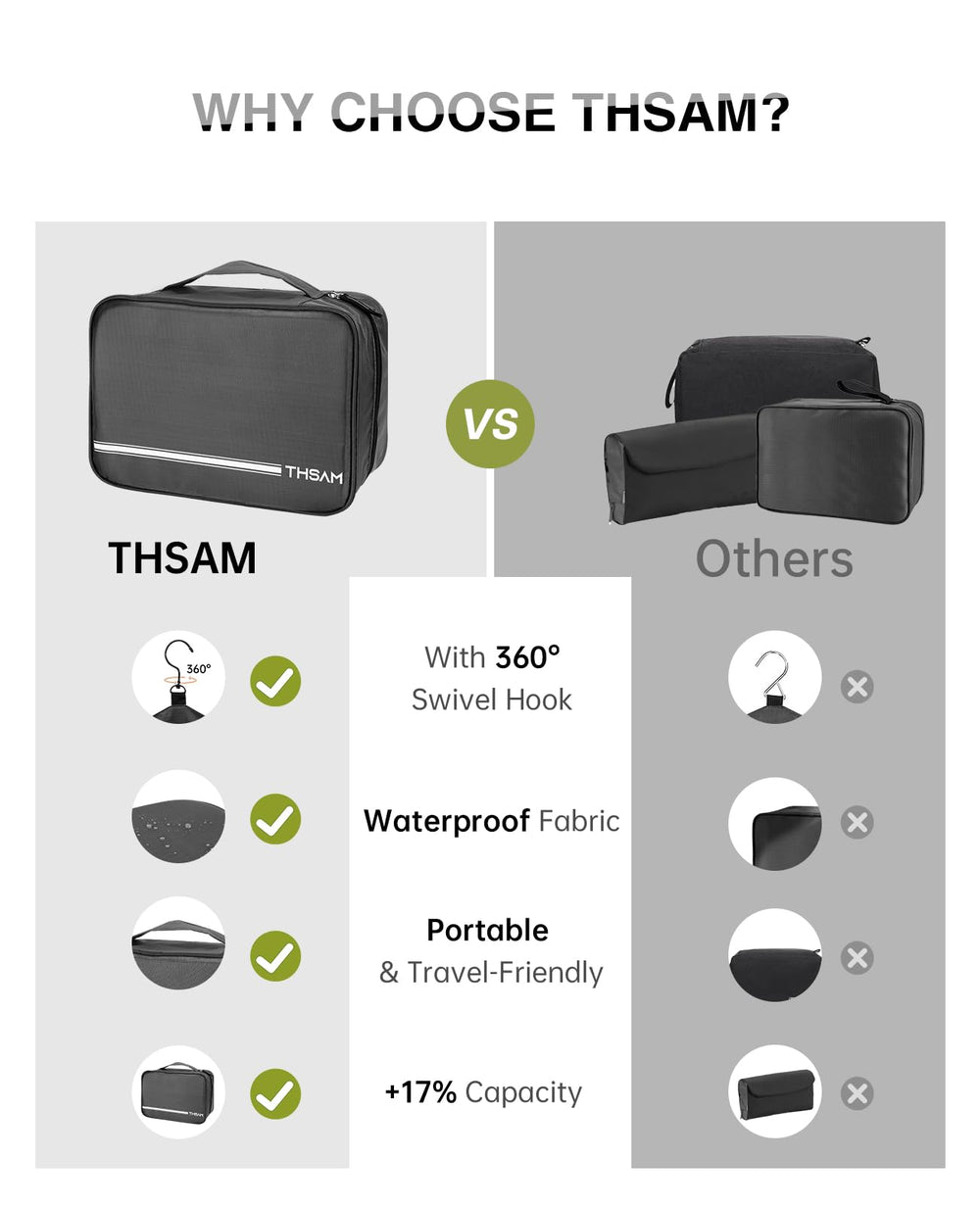 THSAM multipurpose bag doubles as makeup pouch and travel organizer