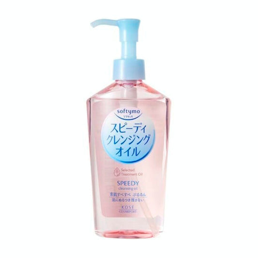 Thunder Tech KOSE Softymo cleansing oil bottle front view for quick makeup removal