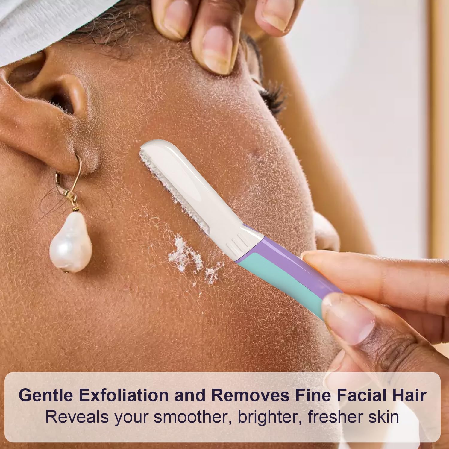 THURLADY 19-blades refill enables long lasting peach fuzz removal