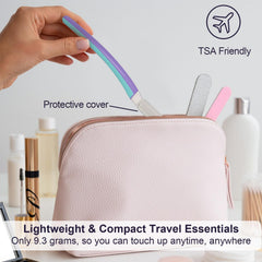THURLADY razor in use for smooth skin prep before makeup
