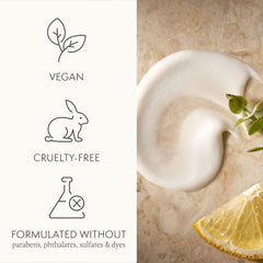 Thymes hand lotion application gesture shows easy daily use
