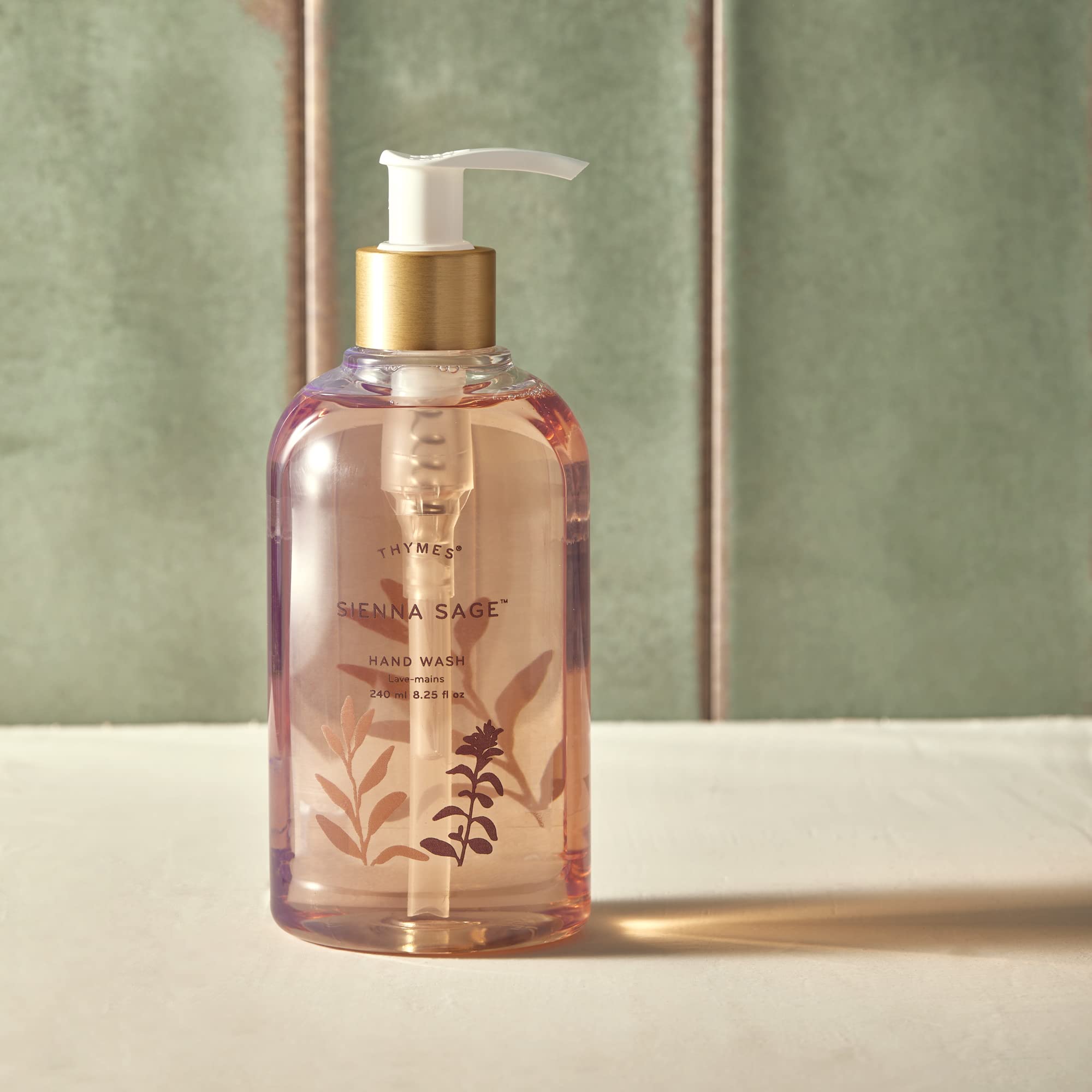 Close-up of luxurious foam from Thymes hand wash during daily use