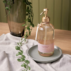 Thymes Magnolia Willow magnolia bloom visual evokes botanical-inspired scent.