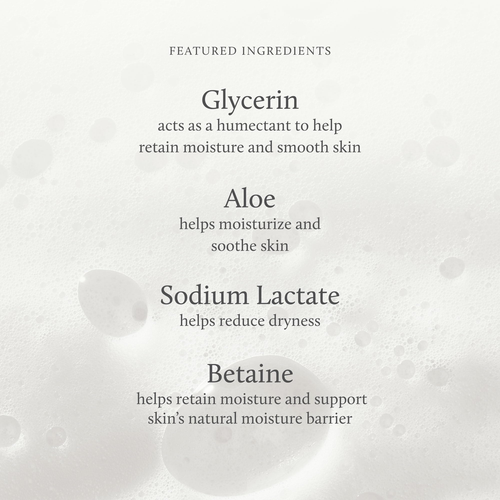 Thymes hydrating ingredients aloe and glycerin help keep hands moisturized.