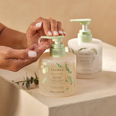Thymes Nourishing Hand Wash ingredients-niacinamide panel highlights skin-supporting actives