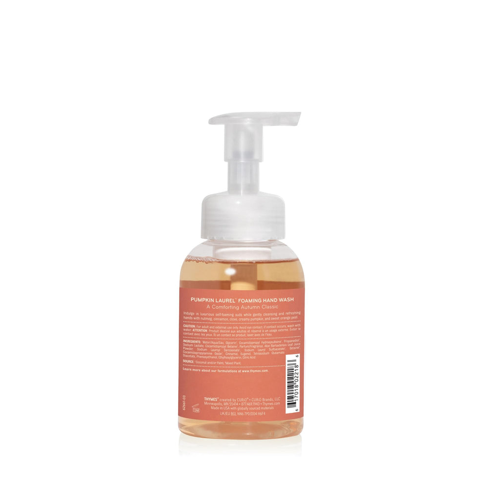 Thymes pump bottle design for easy, mess-free dispensing.