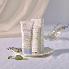 Thymes Restorative Hand Cream lavender-fragrance conveying calming daily routine