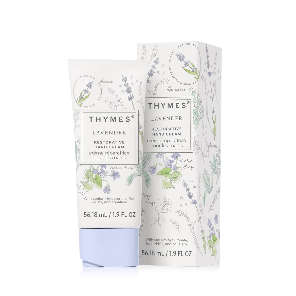 Thymes Restorative Hand Cream travel-tube offering on-the-go moisture for hands