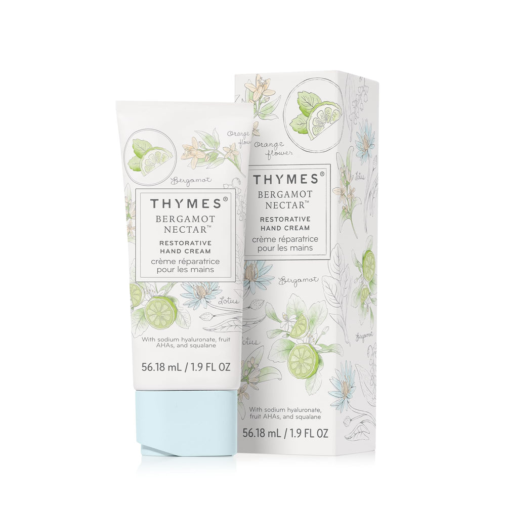 Thymes Restorative Hand Cream tube for on-the-go moisture