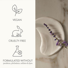 Thymes Sodium Hyaluronate and Squalane boost moisture in lotion.