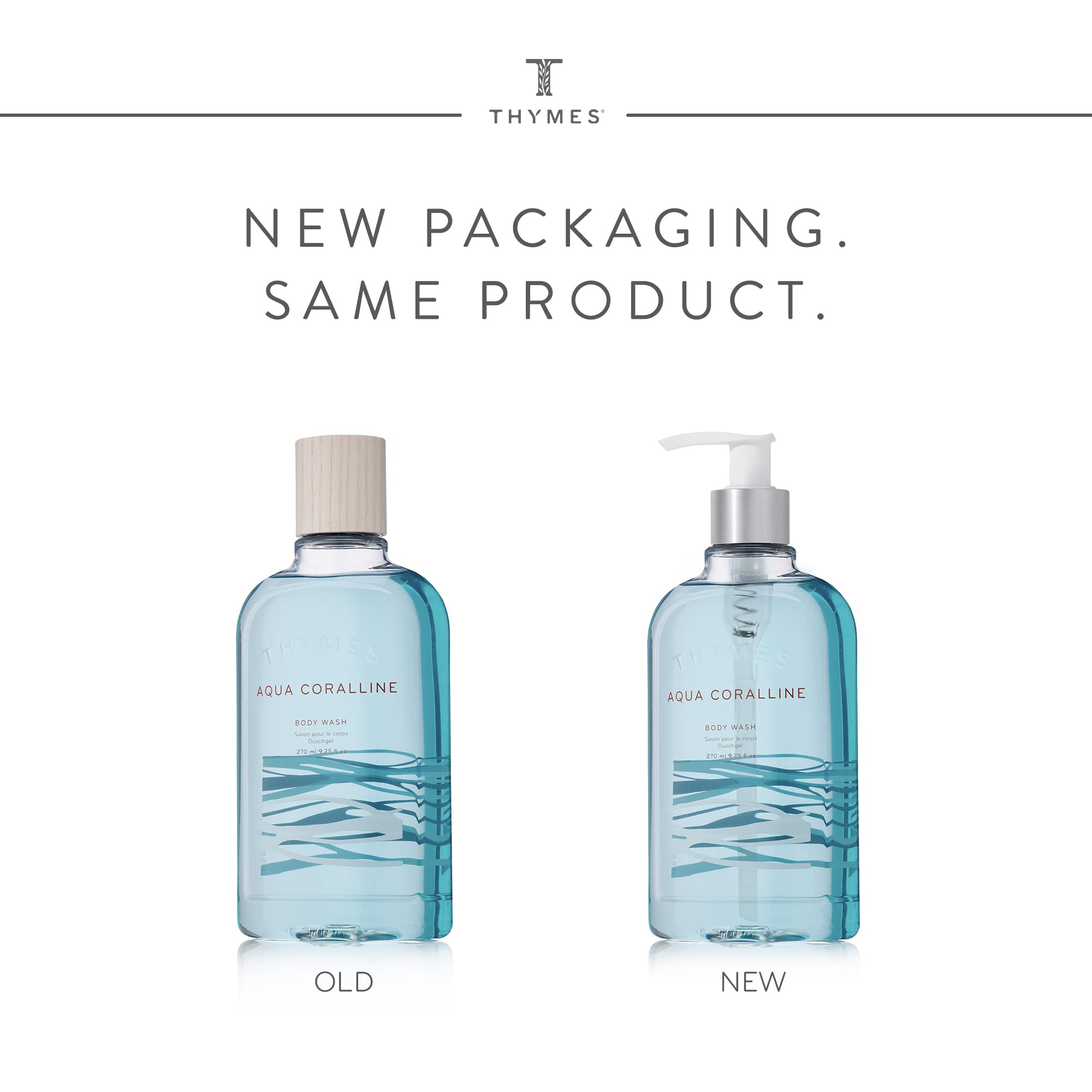 Thymes water-lily foam shows a refreshing, hydrating cleanse.