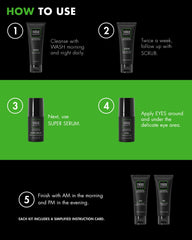 Tiege Hanley Eye Cream tube hydrates the delicate under-eye area.