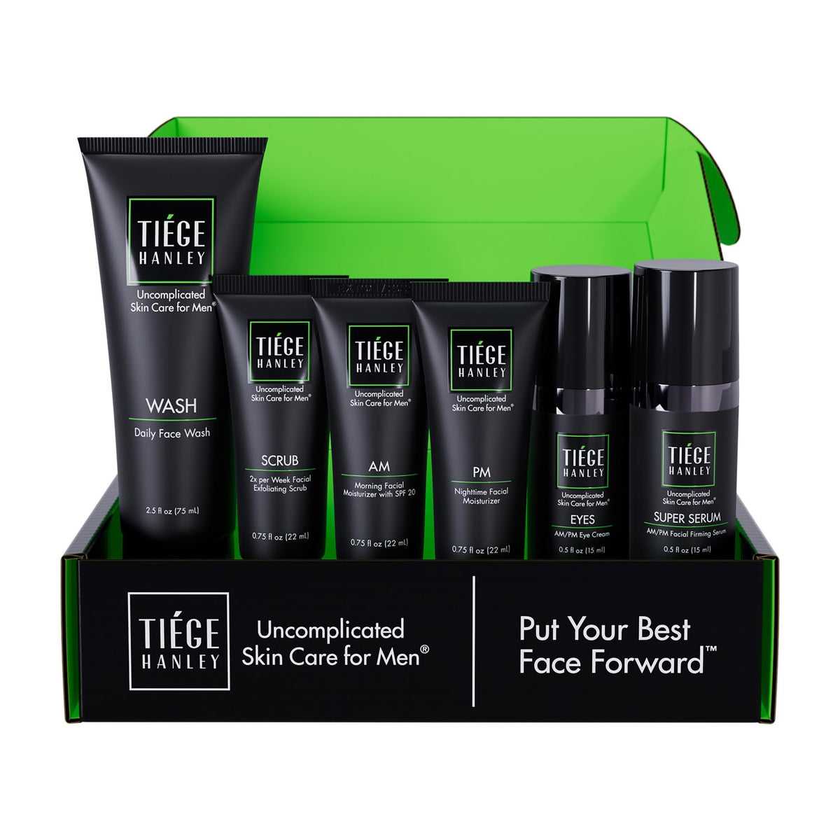 Tiege Hanley Face Wash bottle for daily cleansing and balanced skin.