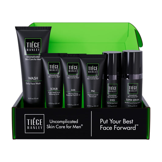 Tiege Hanley Face Wash bottle for daily cleansing and balanced skin.
