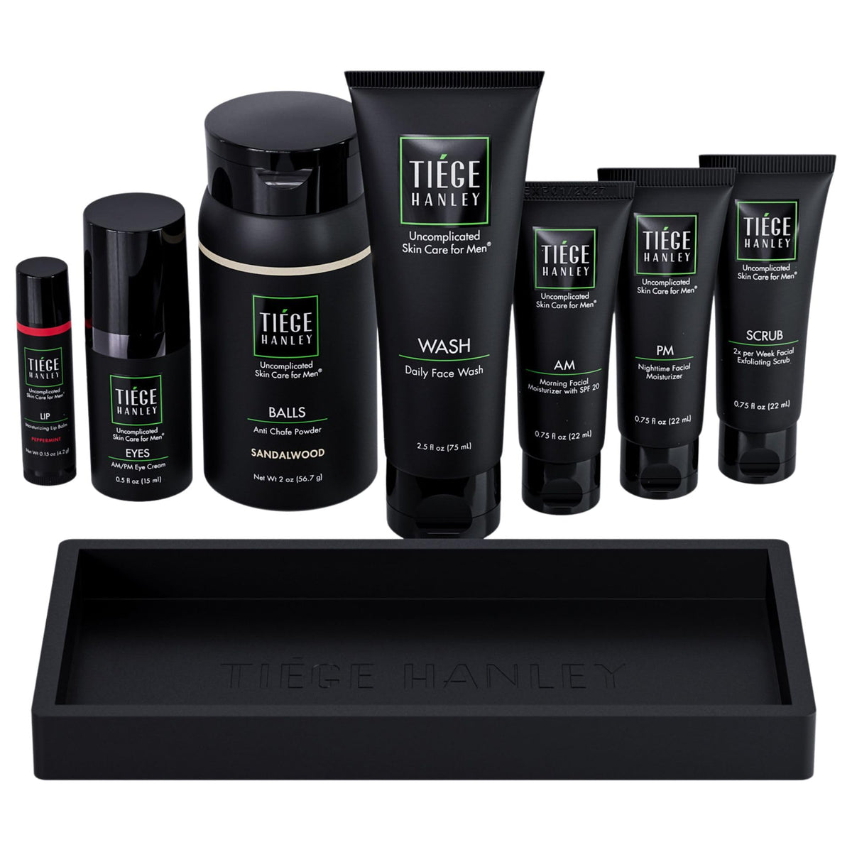 Tiege Hanley Gold Gift Box face wash image showing sulfate-free formula for balanced skin.