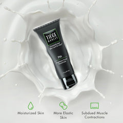 Tiege Hanley night moisturizer with peptide technology for overnight benefits.