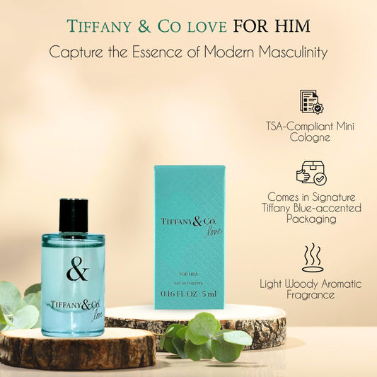 Tiffany & Co. Love for Him cap close-up, sleek design for on-the-go grooming.