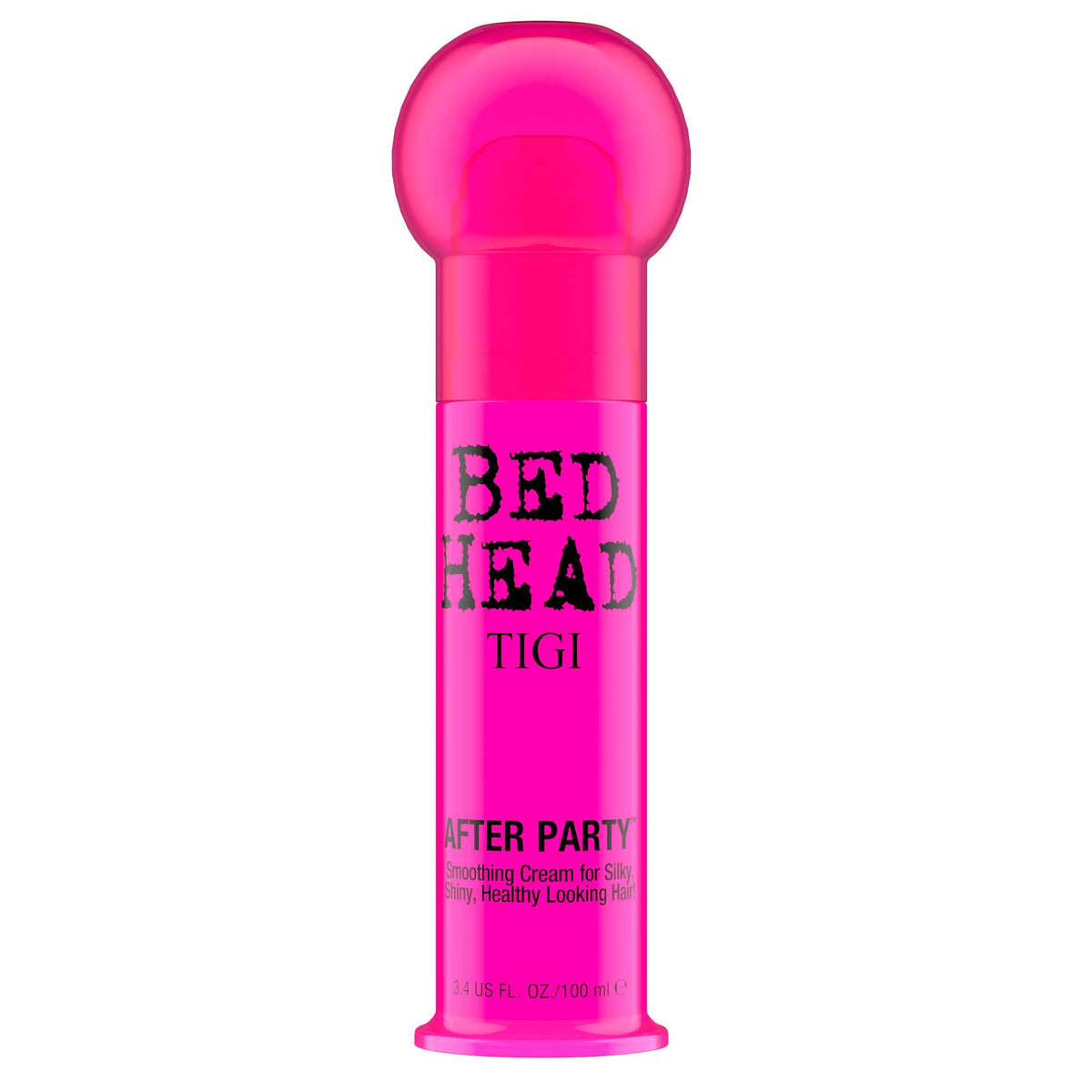 TIGI Bed Head After Party smoothing cream bottle delivering frizz control and sleek finish