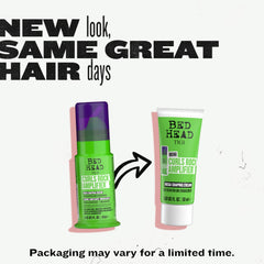 TIGI Bed Head Curls Rock Amplifier Travel Mini diffuser use for extra volume.