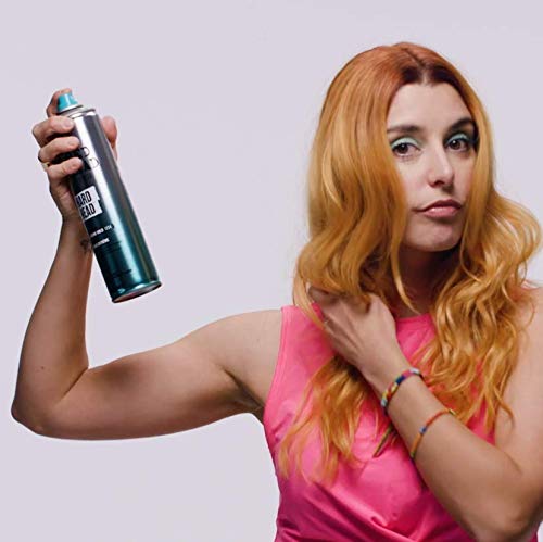 TIGI Bed Head Hard TM Hairspray adds subtle shine to finished looks