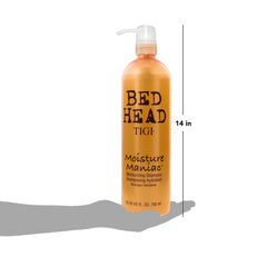 TIGI Bed Head Moisture Maniac shampoo soft and moisturized feel without heaviness
