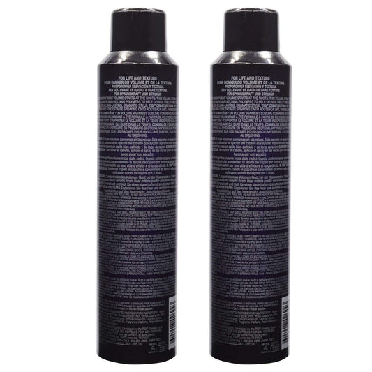 TIGI Catwalk Root Boost Spray being applied to hair for lift and texture