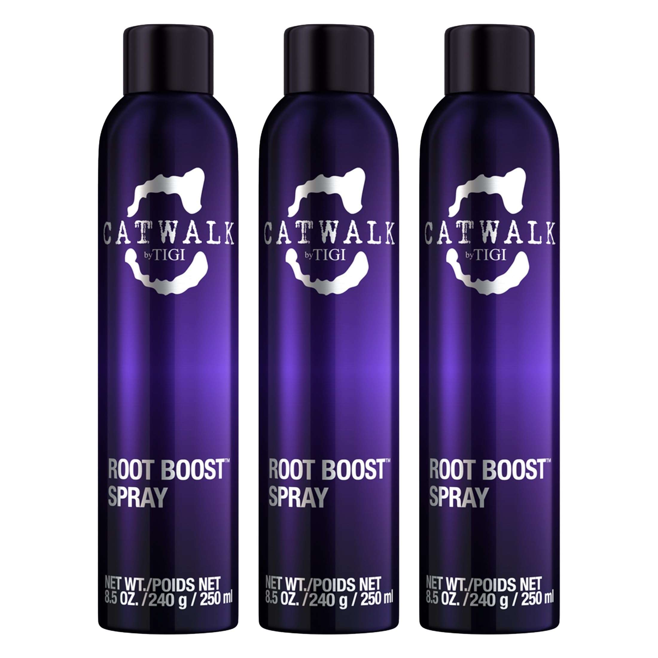 TIGI Catwalk Root Boost Spray Foam bottle delivering lift for all hair types.