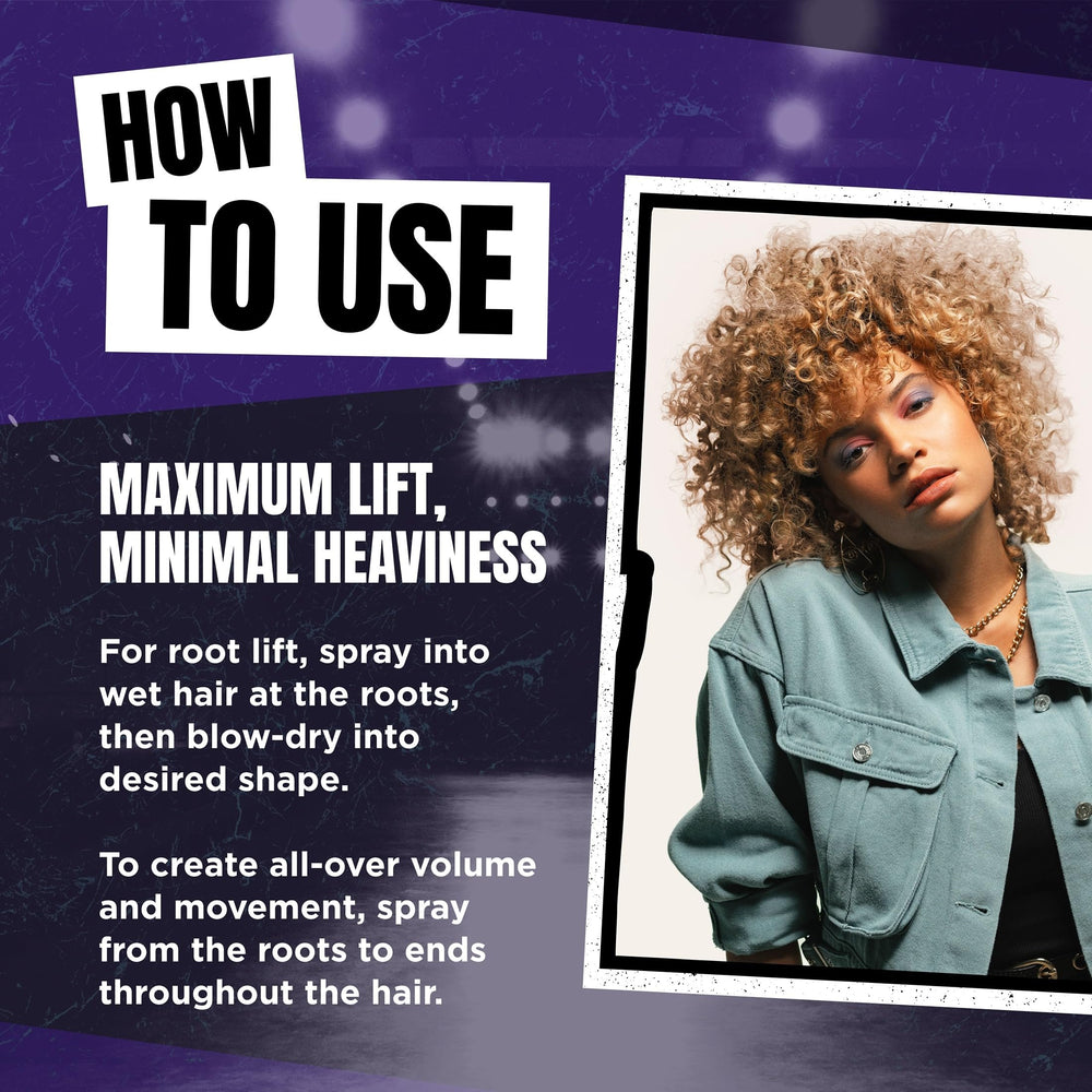 Ideal for daily styling to maintain root lift and hold.