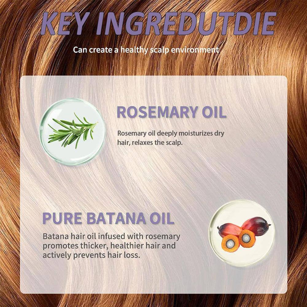Tiliraiy Batana Oil growth support nourishes scalp for healthier-looking hair.