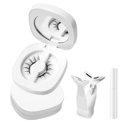 Tiliraiy magnetic eyelashes in action with fast three-second application