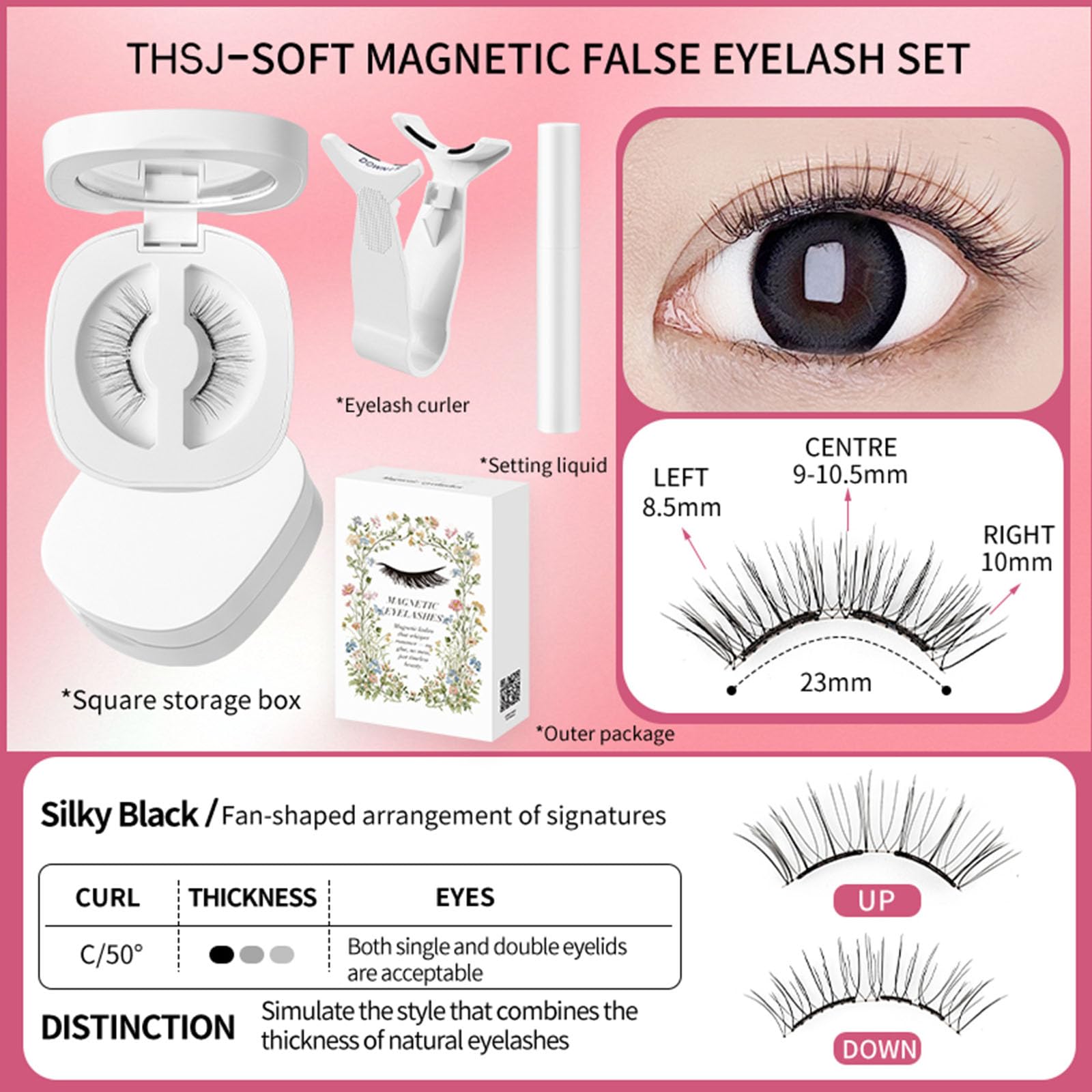 Tiliraiy kit demonstrates no-glue wear with secure magnetic hold